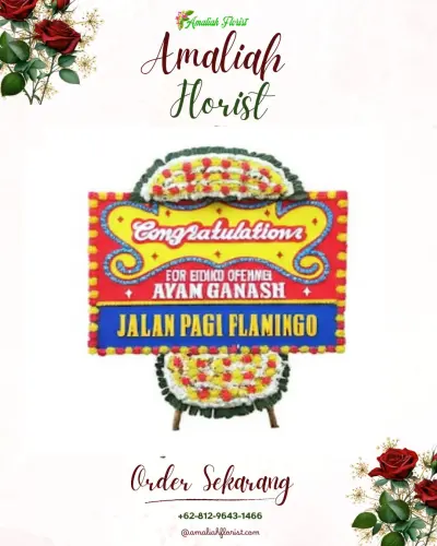 Bunga Papan Congratulation di Silaing Bawah